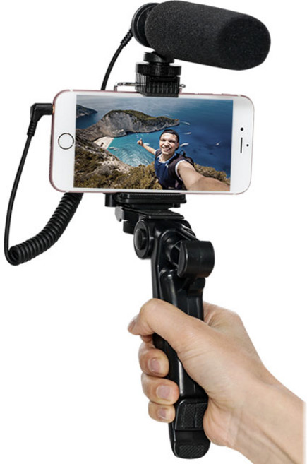 고감도 스마트폰 카메라 녹음용 방송용 강의용 지향성 유선 샷건 아이폰 게이밍 보미 마이크, 미선택, 1개