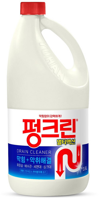 유한양행 펑크린 배수구 세정제, 3.9L, 2개