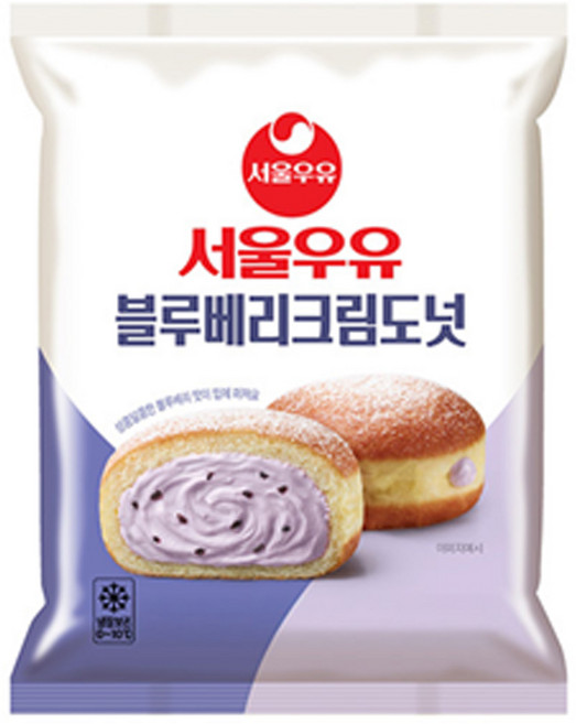 서울우유 블루베리크림도넛 100g x 10개