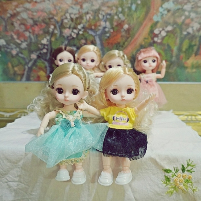 사리엘 미니 구체관절 인형 베베돌 6종 공주 데일리버전, 제니A, 1개