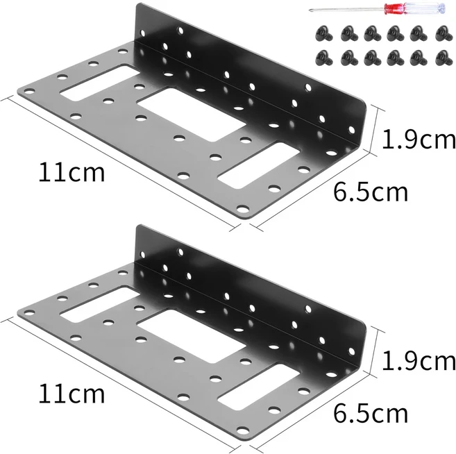 2.5인치에서 SSD/HDD 장착 브래킷 최대 4개의 지원 금속 하드 디스크 PC/NAS용 드라이브 트레이, 01 검정색