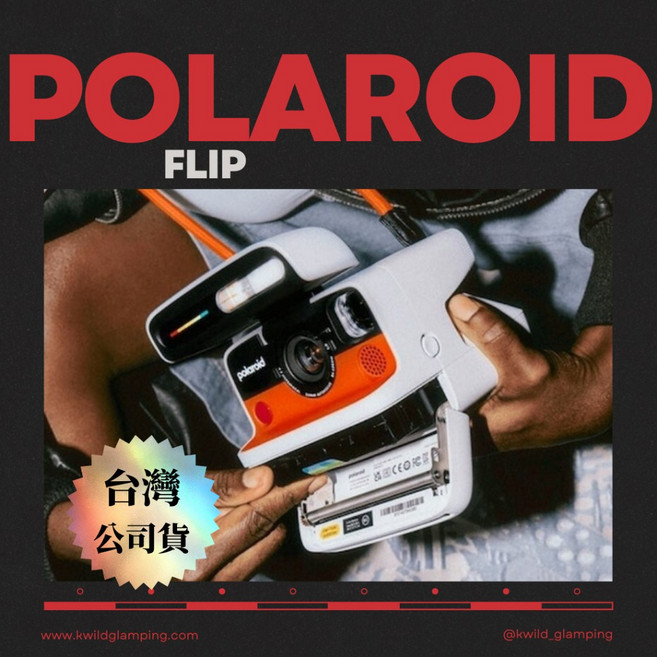 Polaroid Flip 寶麗來 聲納對焦拍立得相機 總代理公司貨 i_Type 600, 1個, 白色 FLIP｜贈底片一盒＋帆布包