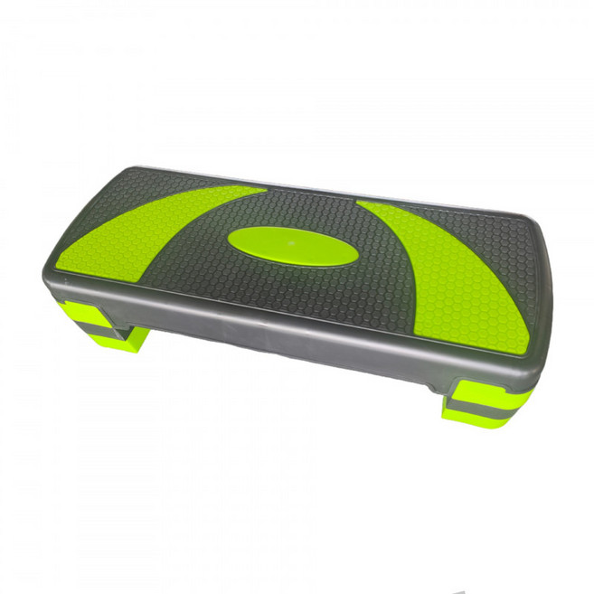 가정용 무소음 스텝박스 에어로빅 페달 피트니스 운동기구 실내 유산소 하체근력운동 저소음 홈트용 계단오르기 효과 장비 헬스장용, 78cm 발판 - 블랙 그린
