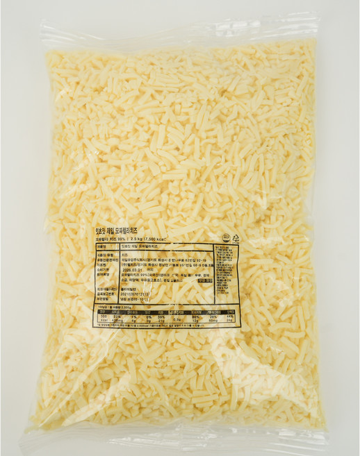 제일유업 잇츠잇 슈레드 모짜렐라치즈 2.5kg 피자 자연치즈 100%, 4개