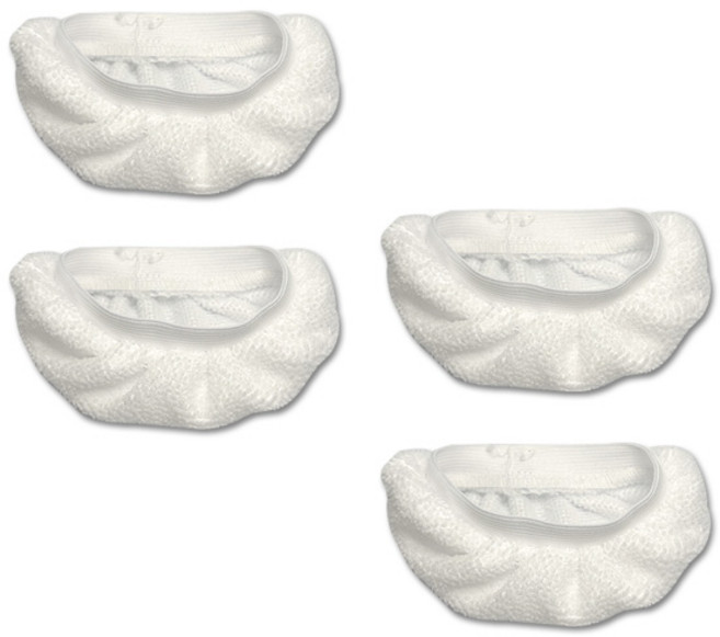 에버마켓 스팀청소기 다리미 걸레 패드 Bissell 비쎌 스팀청소기 호환, 4개, 다리미걸레 패드