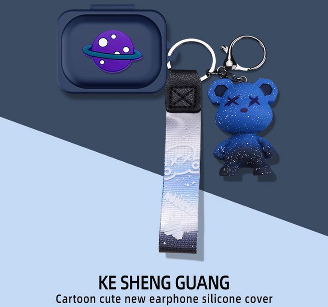 낫싱 이어a 케이스 케릭터 피규어 고리 버클 스트랩, 이어a 전용, 타입D, 1개