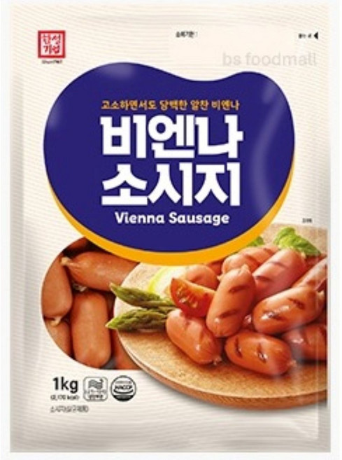 한성 비엔나소세지, 4개, 1kg