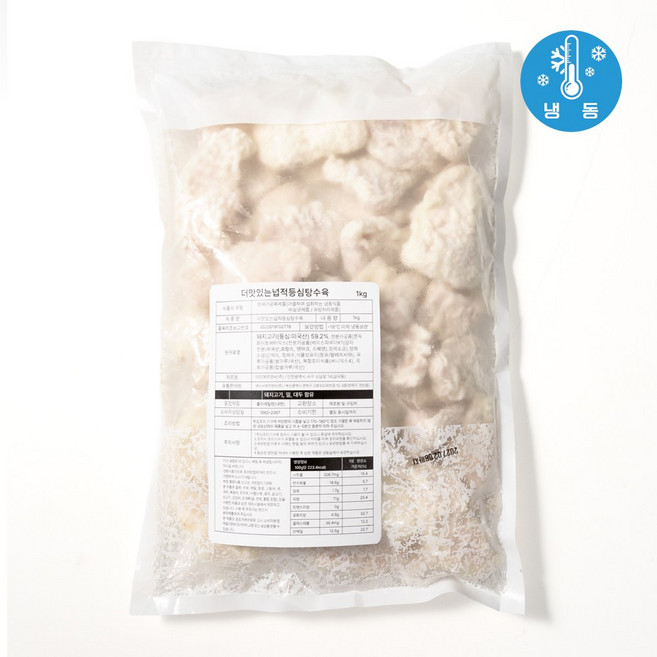 [맛난꼬꼬] 넙적 찹살등심 탕수육(냉동), 1개, 1kg