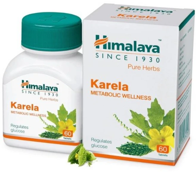 Himalaya Herbals Karela - Bottle of 60 Tablets, 4개, 60회분 - 쿠팡