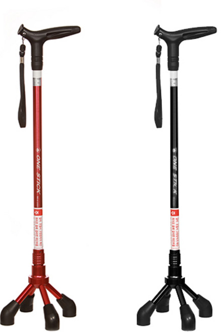 복지용구 나래-4000 지팡이 노인 지팡이, 1개, 와인