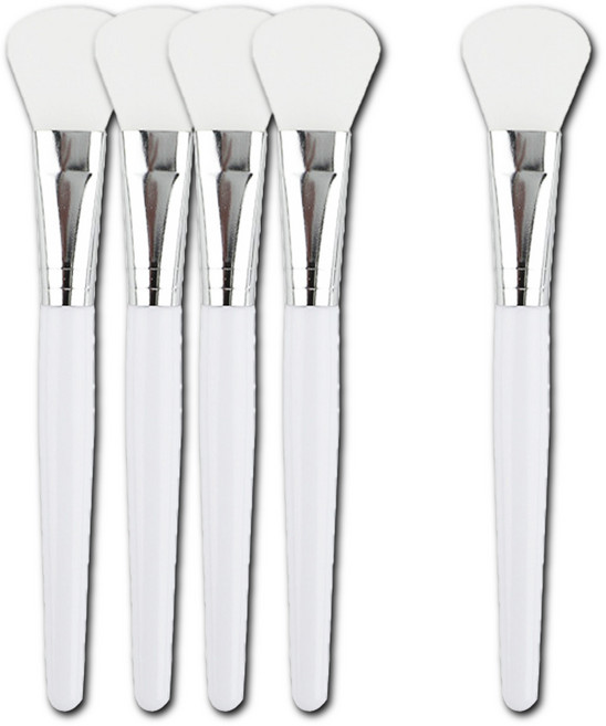 미러벨 실리콘 팩브러쉬, 5개, 투명, 3호 5개