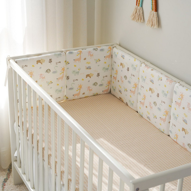 Mommywant 可愛卡通純棉床圍 多規格圖案可選, 農場動物
