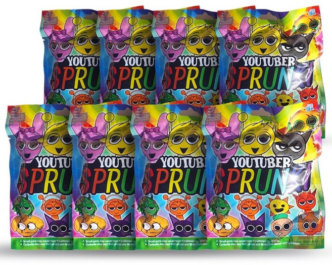 스프런키 sprunki 피규어 24종 랜덤팩 세트, 8개