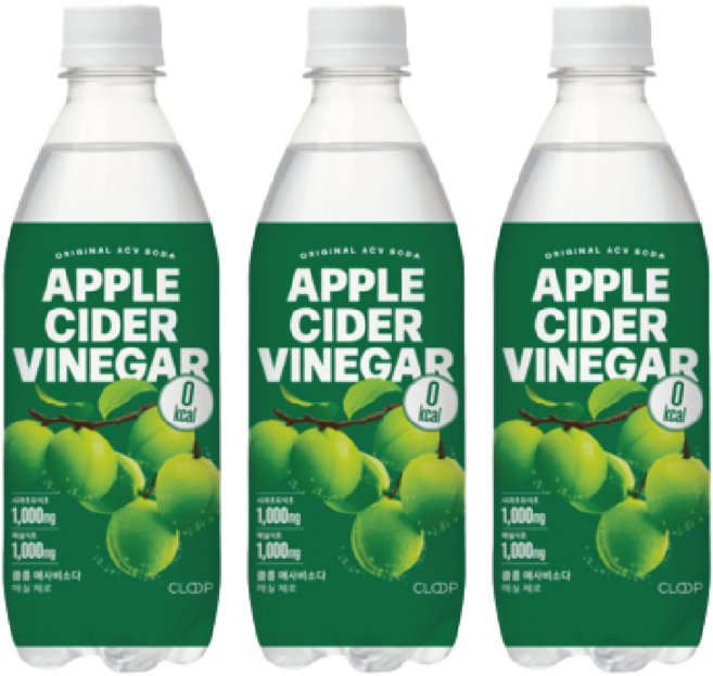 클룹 애사비소다 매실 제로, 500ml, 24개