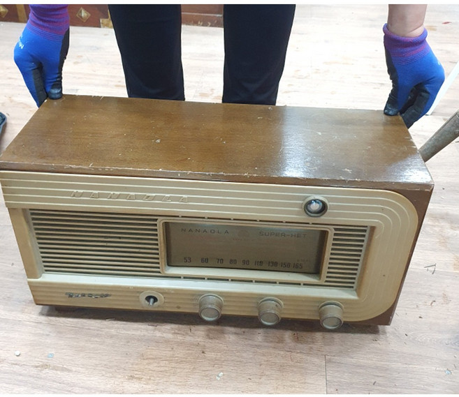 10소품용 진공관 라디오 중고 옛날 라디오 고가전, 1개