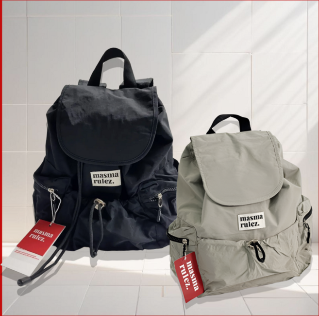 (매장정품) 마스마룰즈 미니 플랩 백팩 데일리백 TIMELOOP 번들증정