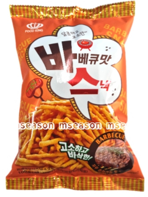 바베큐맛 스낵 100g, 2개