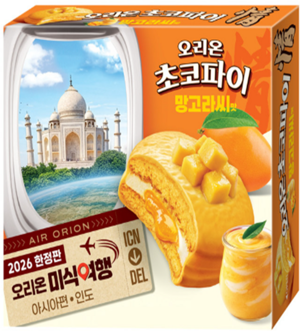 오리온초코파이 망고라씨맛 12p, 2개, 408g