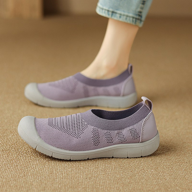 셀럽당 여성 여름 스니커즈 통기성 로퍼 가볍고 편한 신발 캐주얼 슬립온