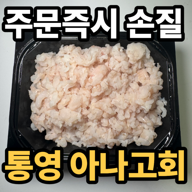 [통영직송] 손질 아나고회 붕장어회, 1세트, 700g(세꼬시)