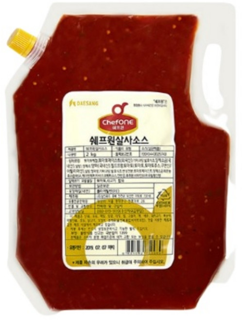 쉐프원 살사소스 2kg, 5개