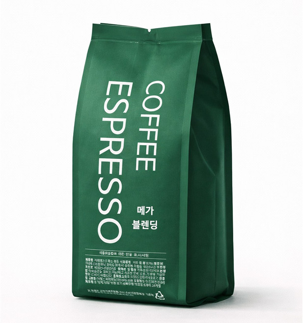 커피에스프레소 메가 블렌딩 원두커피, 250g, 1개, 홀빈(분쇄안함)