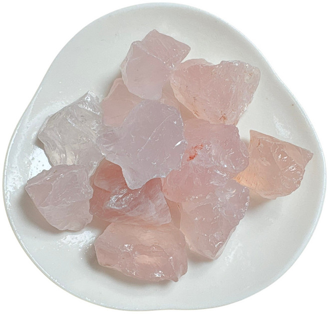 粉水晶原礦 天然石材, 粉水晶原石 約2-3cm