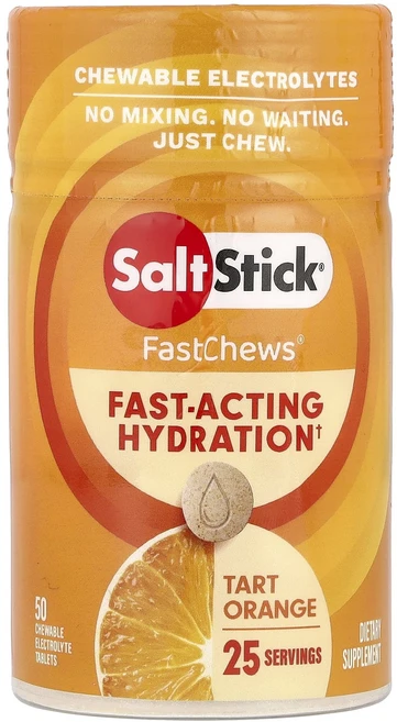 SaltStick 패스트츄® 츄어블 전해질 타트 오렌지 츄어블정 50정, SaltStick패스트츄츄어블전해질타트오렌지츄어블정50, 1개 - 쿠팡