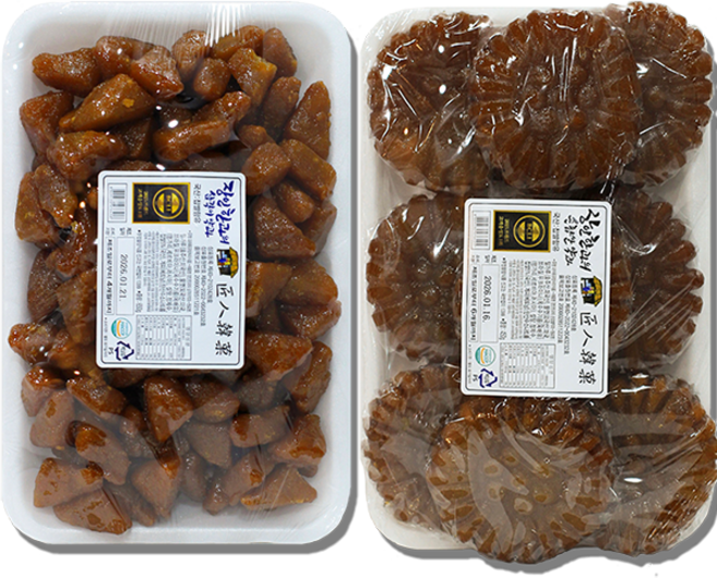 [25년전통] 의정부 장인한과 삼각이약과+손찹쌀약과 [다미당], 1세트, 1.1kg