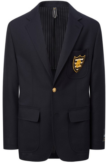 헤지스 [클래식] 네이비 울 블레이져 YMHZJA5E201N2