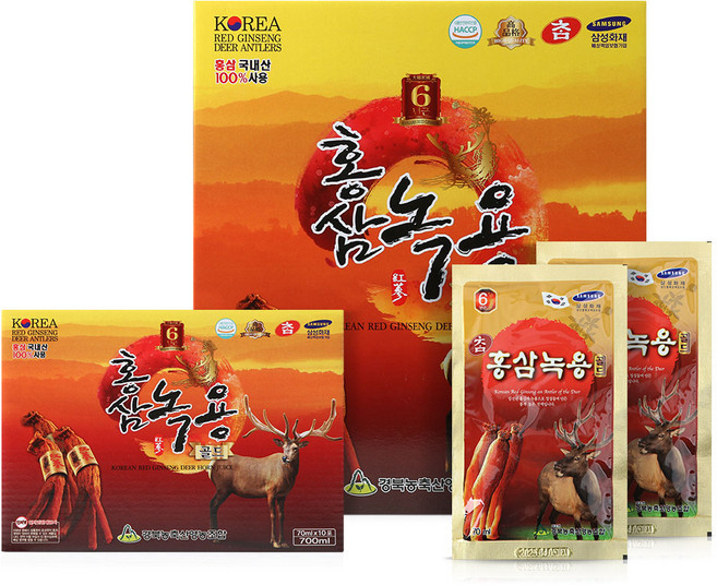 참 홍삼녹용 골드 60포, 70ml, 60개