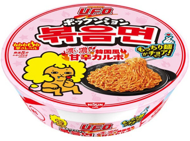 닛신 야끼소바UFO 복근면 진한 매콤달콤칼보 101g