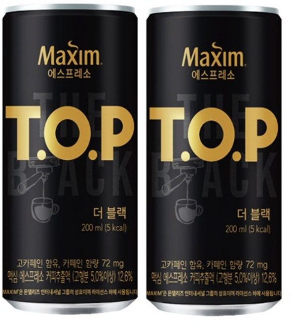 맥심티오피 더블랙 200ml /(마스크팩), 90개
