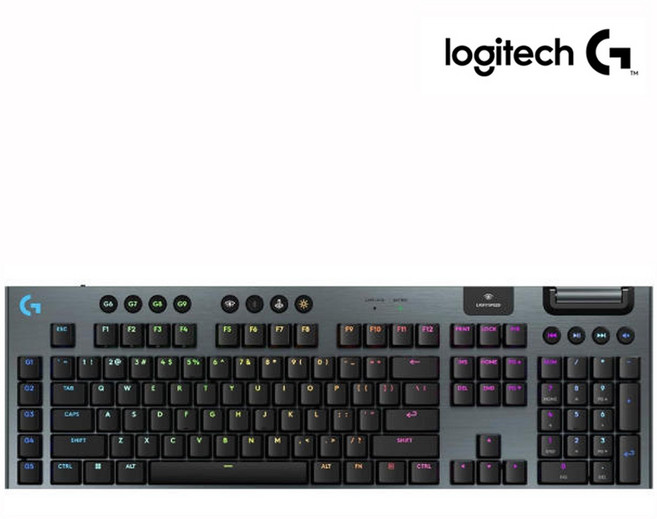 로지텍 G915 X LIGHTSPEED 키보드, 블랙, 키보드(Y-R0069), 리시버(CU0021), 갈축