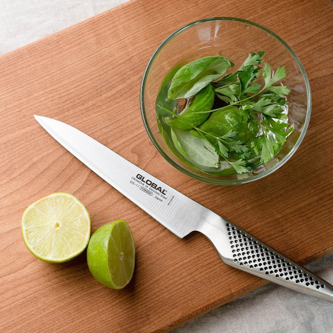 글로벌나이프 GS-11 유틸리티 나이프 15cm Flexibl, 1개, 실버