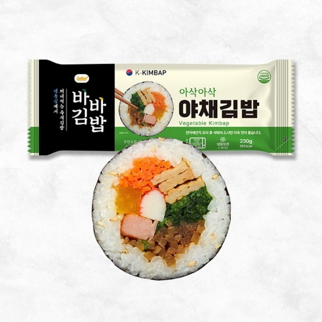 기타 [올곧] 바바 야채김밥 10줄 기획구성 (230g x 10개), 230g, 10개