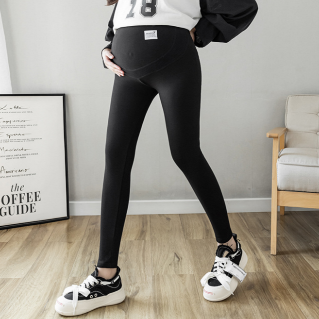 바이해랑 임산부 레깅스 9부 면스판 빅사이즈 임부복
