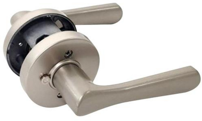 엔젤금속 목문레버(욕실용) 761그레이, 1개