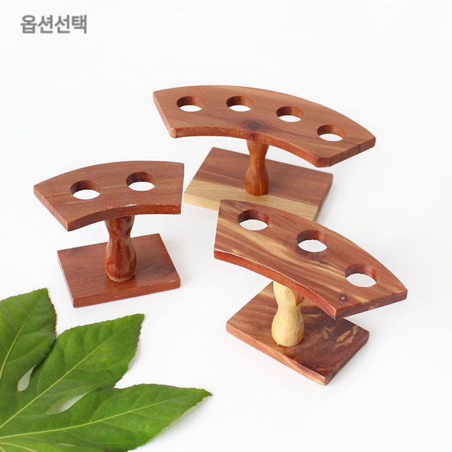 향나무 마끼꽂이 ( 2구 3구 4구 김마끼 마끼통 초밥 데마끼 이자카야 일식당 일식소품 장식소품 당고 플레이팅 ), 3구 1P, 1개