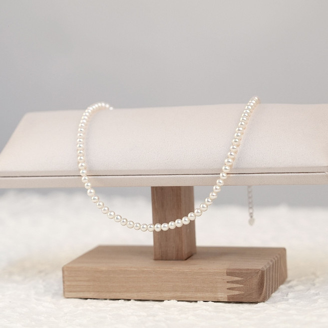 시후주얼리 천연양식진주 2mm 3mm 4mm 6mm 8mm 고급진주목걸이 NS053N nys+7369lY