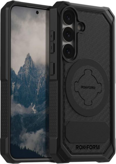 Rokform - 갤럭시 S23 울트라 케이스 러기드 시리즈 RockLock 트위스트 잠금 기능이 있는 삼성 보호 커버 드롭 테스트 군용 등급 장갑(블랙)