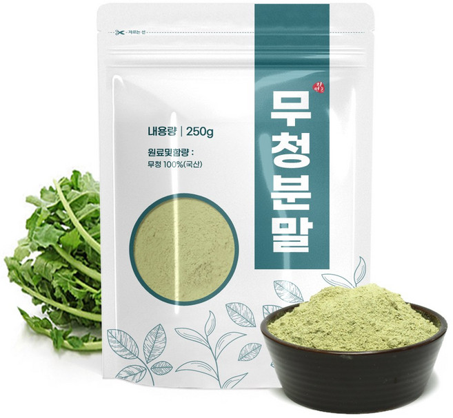 자연초 시래기가루 무청 가루 분말 500g, 1개