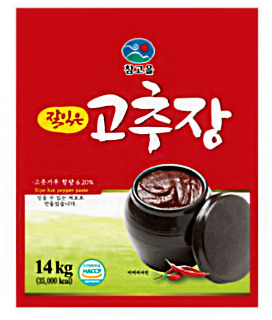 참고을 잘익은 고추장 14kg 지함, 1개