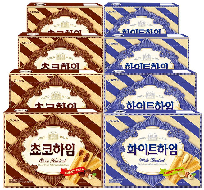 크라운 화이트하임 + 쵸코하임, 568g, 4세트