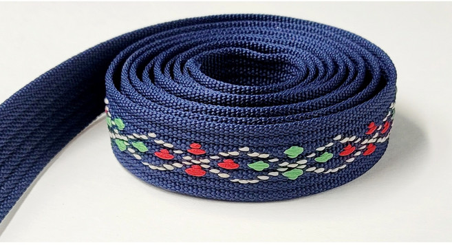 [ 웨이빙 ] 폭 3cm 웨이빙 ( 레드다이아몬드 ) 가방끈 면끈 웰빙끈 가방 부자재, 레드 다이아몬드, 1개