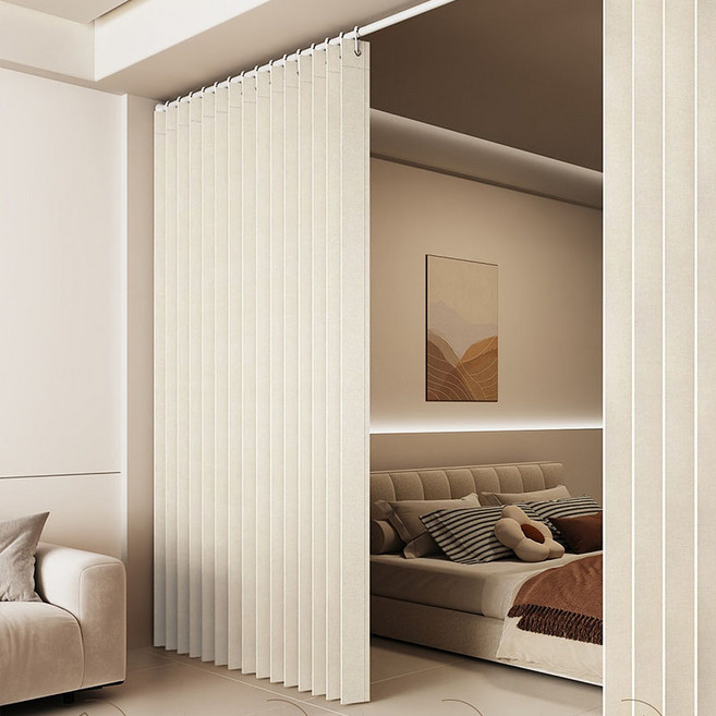 접이식 파티션 커튼 접이식 문발 바람막이 문발 가림막 홈 프리미엄 단열 아일렛 암막 커튼