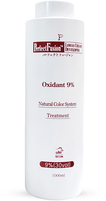 본 퍼펙트퓨전 로하스 컬러 크림 산화제 9% 1000ml, 1개