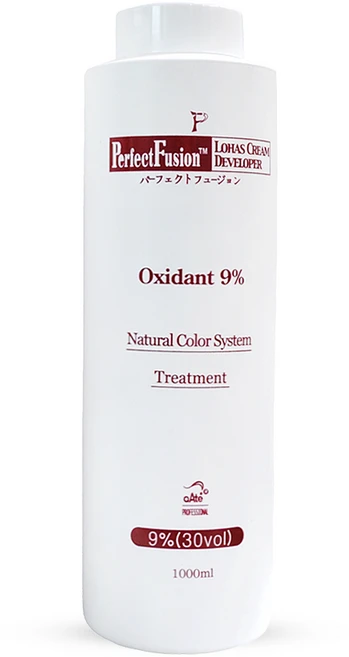 본 퍼펙트퓨전 로하스 컬러 크림 산화제 9% 1000ml, 1개 - 쿠팡