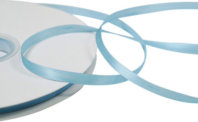 디어플레이스 공단 리본끈 6mm 얇은끈 선물 포장, 1개, 90m, 15 스카이블루