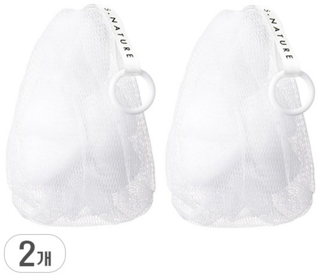 에스네이처 버블 노트러블 거품망 2p, 2개